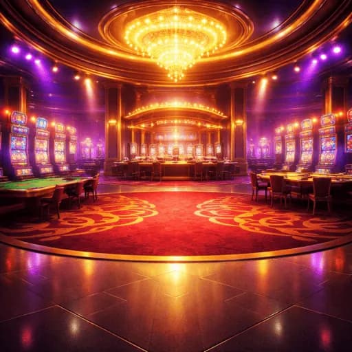 Casino battle backdrop